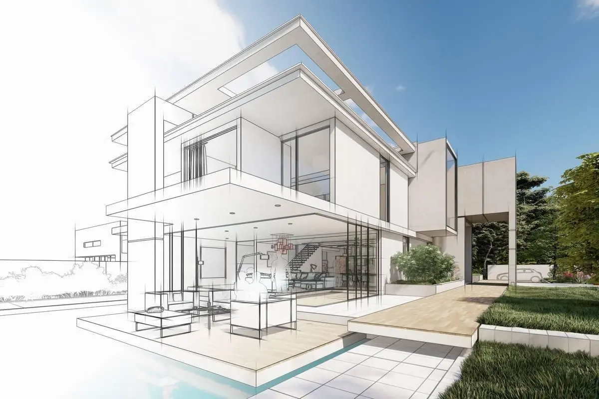 Imagem do acervo original da Moreno Arquitetura associada a projetos arquitetônicos residenciais